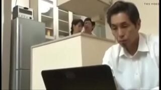 Asian Step Mom Cheating with her son